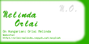 melinda orlai business card